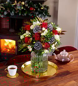 artificial christmas arrangements