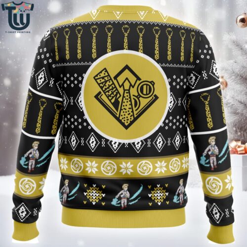 73 Sorcerer Nanami Kento Jujutsu Kaisen Ugly Christmas Sweater