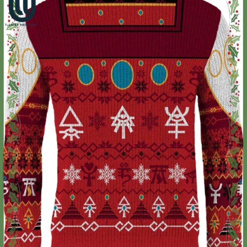 Aeldari Advent Attire Ugly Christmas Sweater