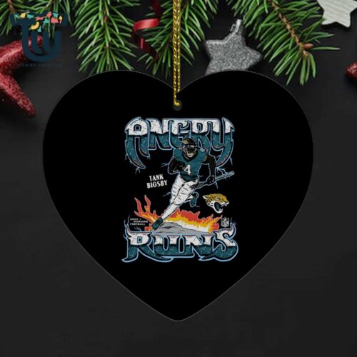 Angry Runs 2024 Jaguars Tank Bigsby Ornament