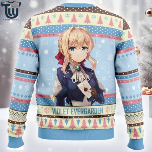 Christmas Doll Violet Evergarden Ugly Christmas Sweater
