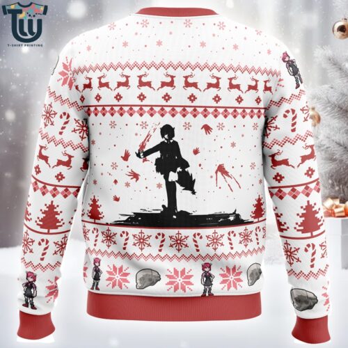 I Was Born To Kill Christmas Elfen Lied Ugly Christmas Sweater