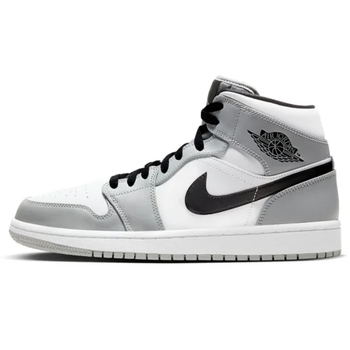 Jordan Air Jordan 1 Mid Men's Leather Comfortable, Durable, Non Slip, Mid Top Retro Basketball Shoes