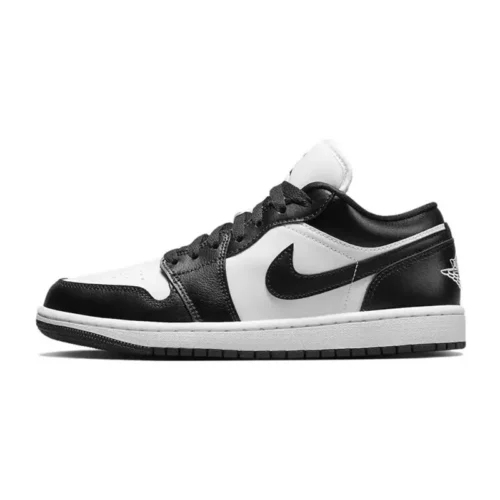 Air Jordan 1 leather low cut retro casual sports shoes men's basketball shoes navy blue