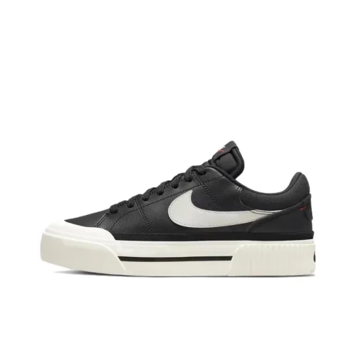 Nike Court Legacy Lift Leather Anti slip Shock Absorbent Wear resistant Low cut Board Shoes for Women