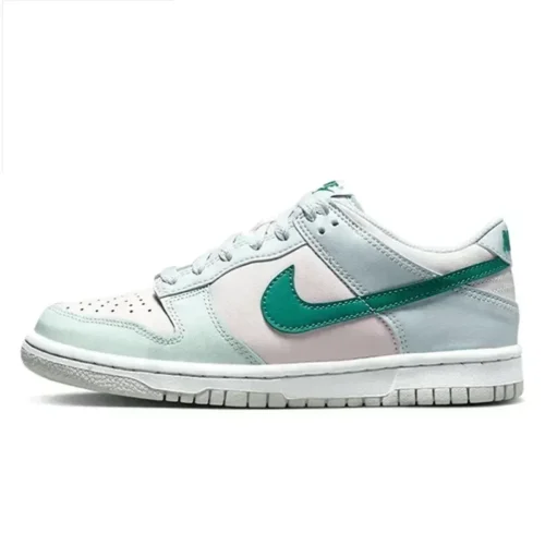 Nike Dunk Low Mineral Teal Men Women Fabric Head Layer Cowhide Shock Absorption Wear-resistant GSmultipurpose Skateboarding Non