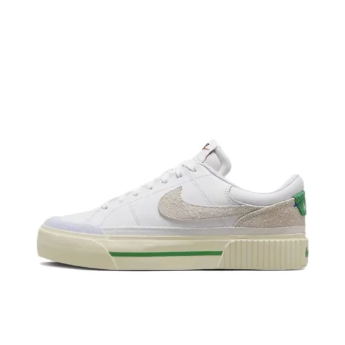 Nike Court Legacy Lift Leather Comfortable, Anti slip, Shock Absorbent, Durable Low cut Women's Board Shoes